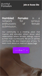 Mobile Screenshot of humbledfemales.net